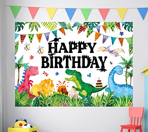 Fondo Decorativo Dinosaurios para Fiesta 7x5ft miniatura 5