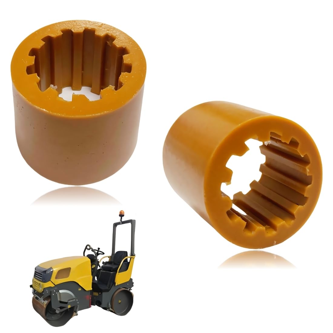 2 Pcs 5000178336 Flexible Coupler Sleeve Replacement Fits W-acker N-euson RD880, RD11, RD12-90, RD16-100 Rollers