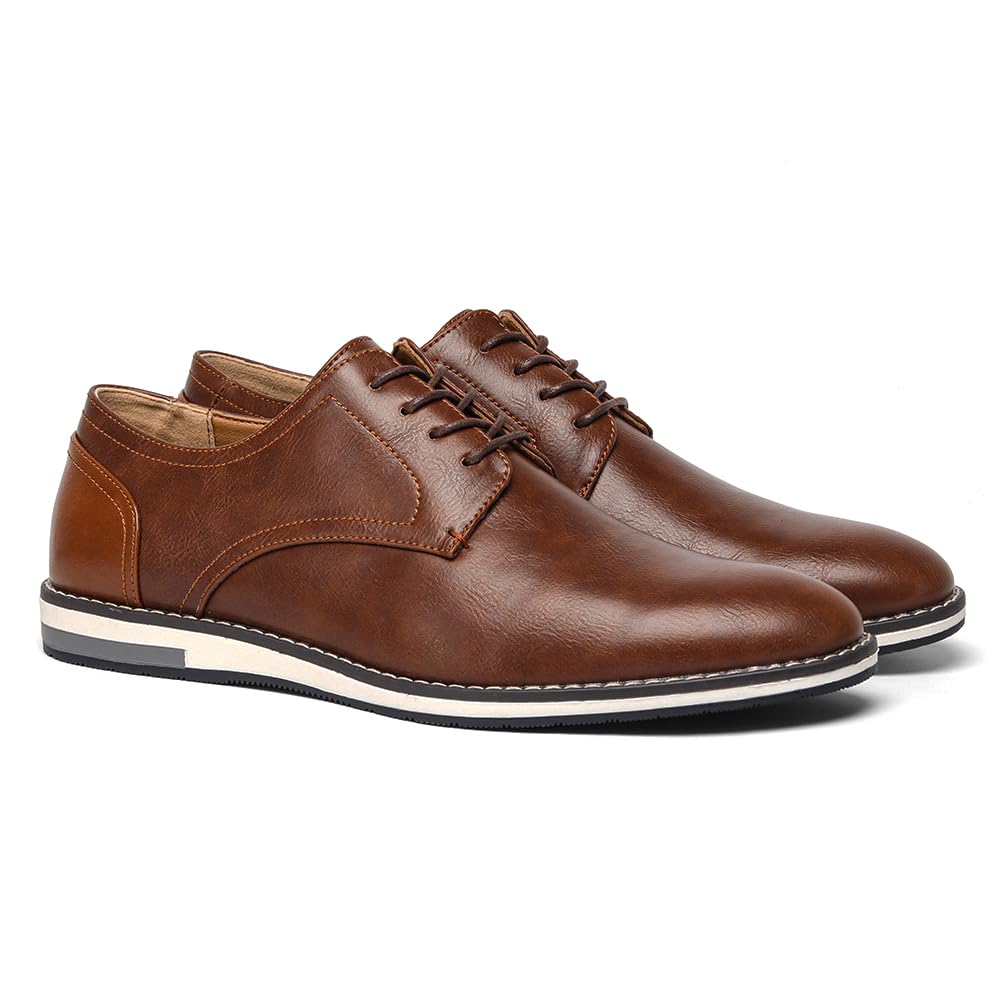Harssidanzar Los hombres de Plain Toe Oxford Zapatos de vestir de negocios formal Zapatillas de deporte KM308EU