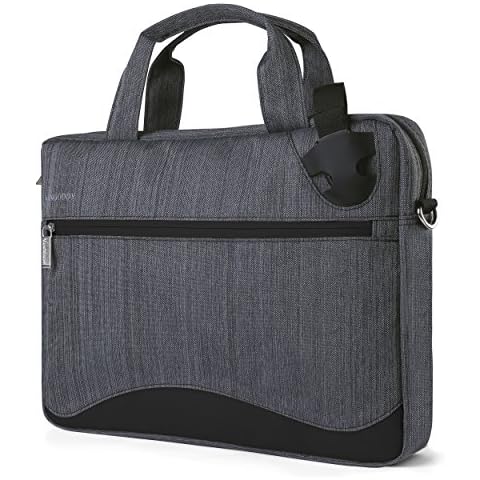 Slim Black Anti-Theft Laptop Messenger Bag Cover