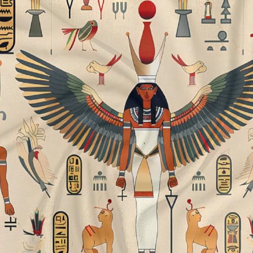 Egypt Egyptian Square Silk Scarf for Women, 23.6" Lightweight Fashion Scarves Wraps, Silk Like Hair Neck Scarf Headband Bandanas for Ladies3