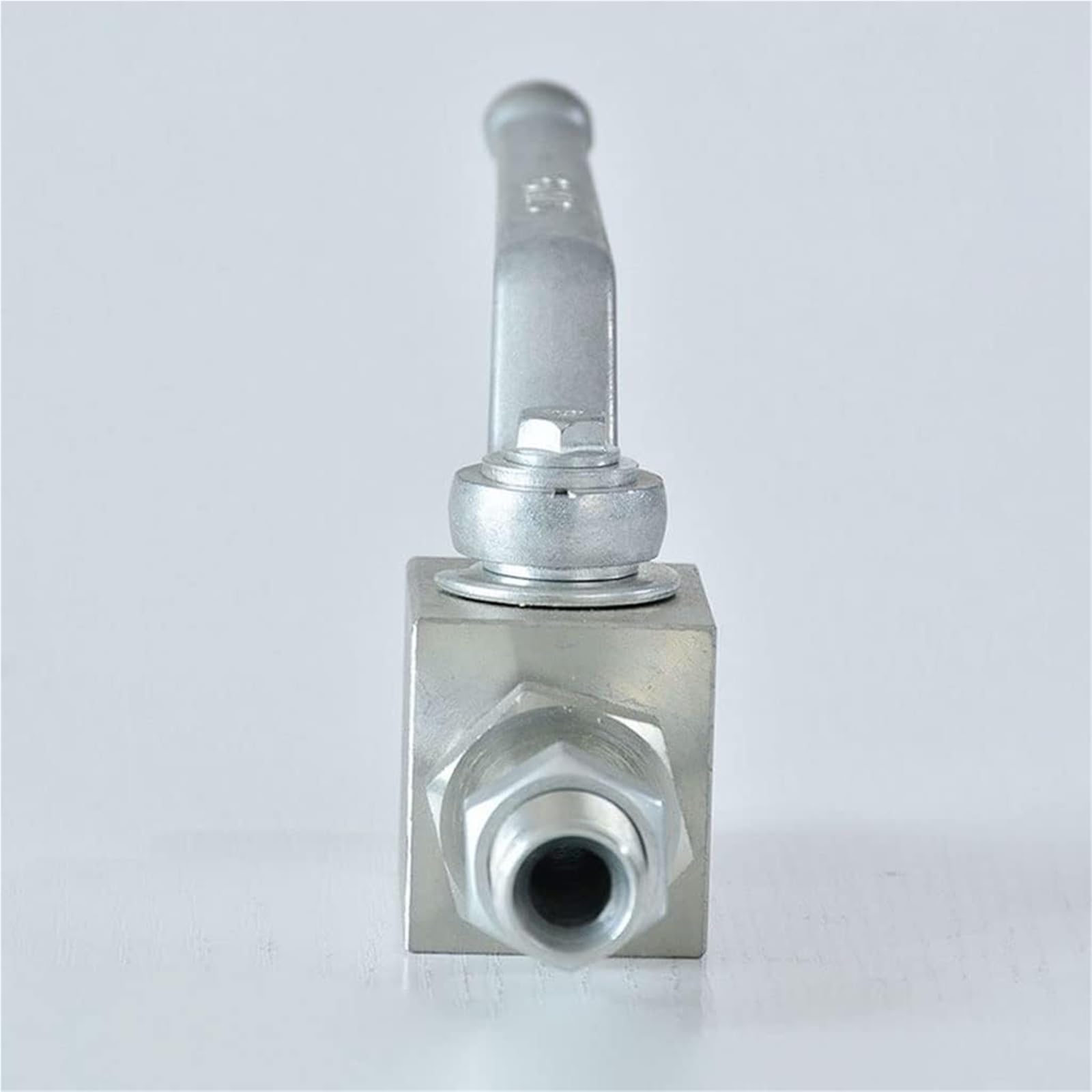 Válvula de bola con palanca de cierre, válvulas for tuberías de aire/agua y gas, válvulas de bola de alta presión de acero al carbono galvanizado con rosca externa (1 unidad)(DN20)