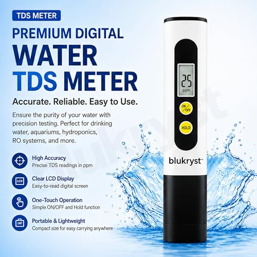 Image of TDS Meter For Water Testing Digital LCD display TDS Meter PPM Tester 1pcs
