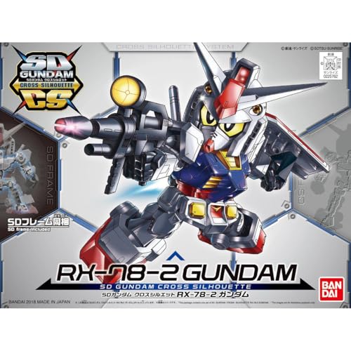 Sd Gundam Cross Silhouette Rx 78 2 Gundam Color Coded Plastic Model [Import Japonais] - vue 10