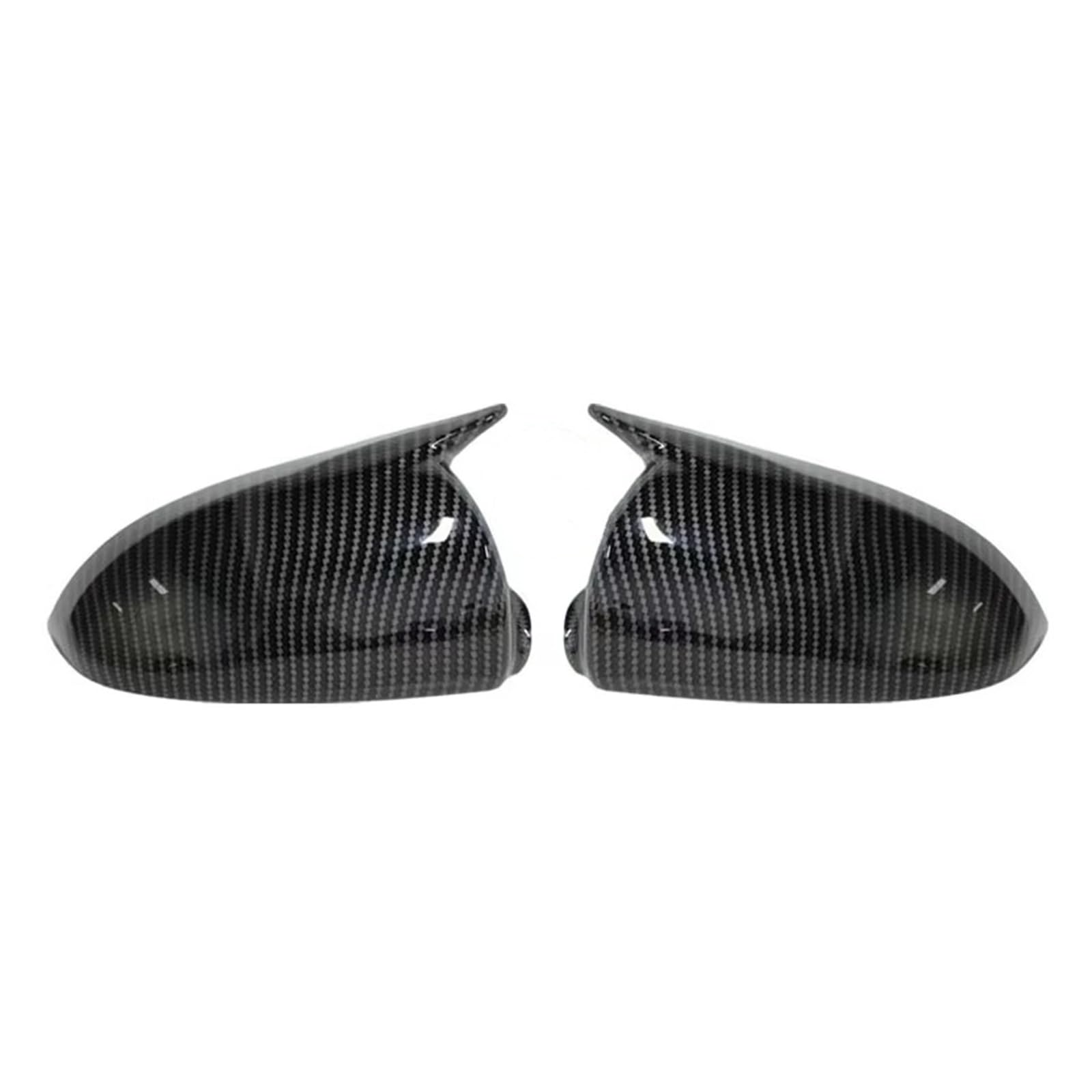 Wing Mirror Cover for Benz for Smart for Fortwo for W451 2008 2009 2010-2014 2X Car Sticker Rearview Side Mirror Cover Wing Cap Decoration Trim(Carbon Fiber Pattern)