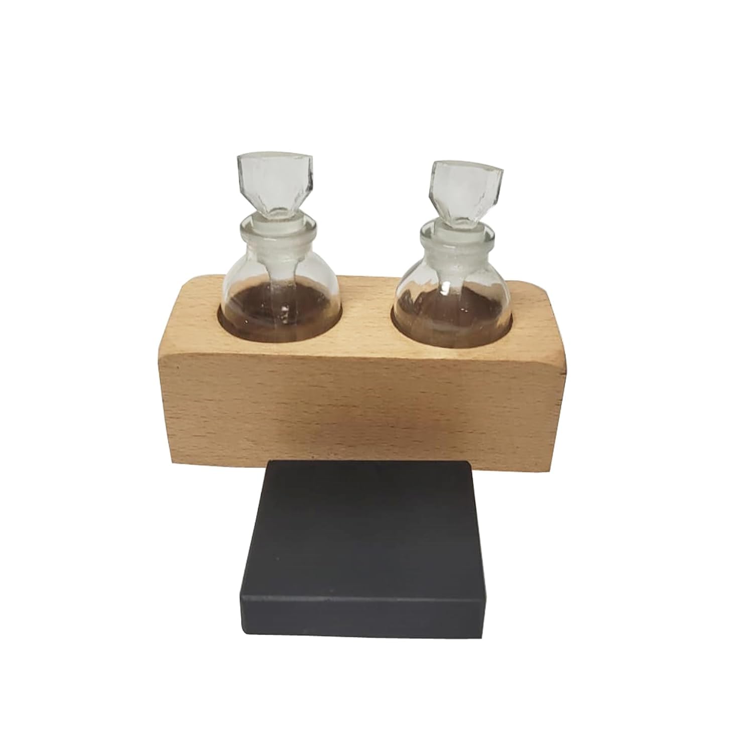 Khayl Purity Testing Kit, 2 Bottle Acid Test Set with Wooden Stand, Kasoti Touch Stone & Applicator, Portable Gold Checker for Jewellers-image-41