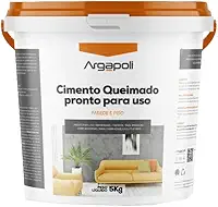 CIMENTO QUEIMADO PRONTO PARA USO 9 CORES 5KG (Cimento)