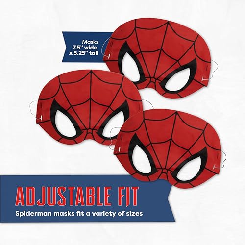 Image of Unique Spiderman Party Favors and Birthday Decorations - Spider Man Masks - Officially Licensed