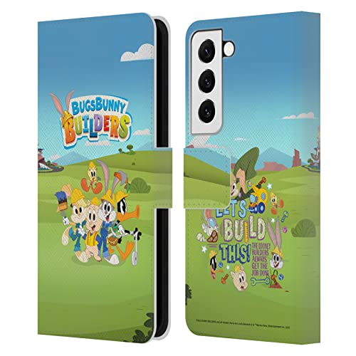 Étui portefeuille Bugs Bunny pour Samsung Galaxy S22 5G en cuir Head Case Designs