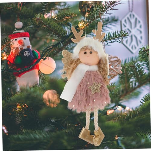 Cabilock 1 Unidade decorações de Natal enfeite de boneca de natal decoração suspensa árvore de Natal