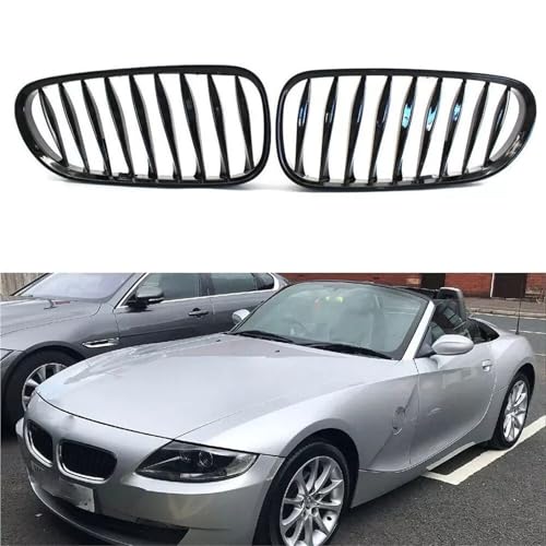 Grille calandre avant noire brillante pour BMW Z4 E85 E86 2003-2008 - 2