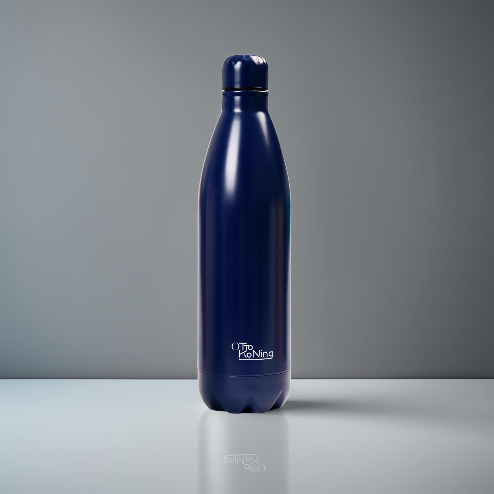 Borraccia Termica 1 Litro Otto Koning, Bottiglia Termica 1L in Acciaio Inox 18/8, Doppia Parete Sottovuoto, Freddo 24h Caldo 12h, Senza BPA e Ftalati, a Prova di Perdite, Senza Sapore Metallico