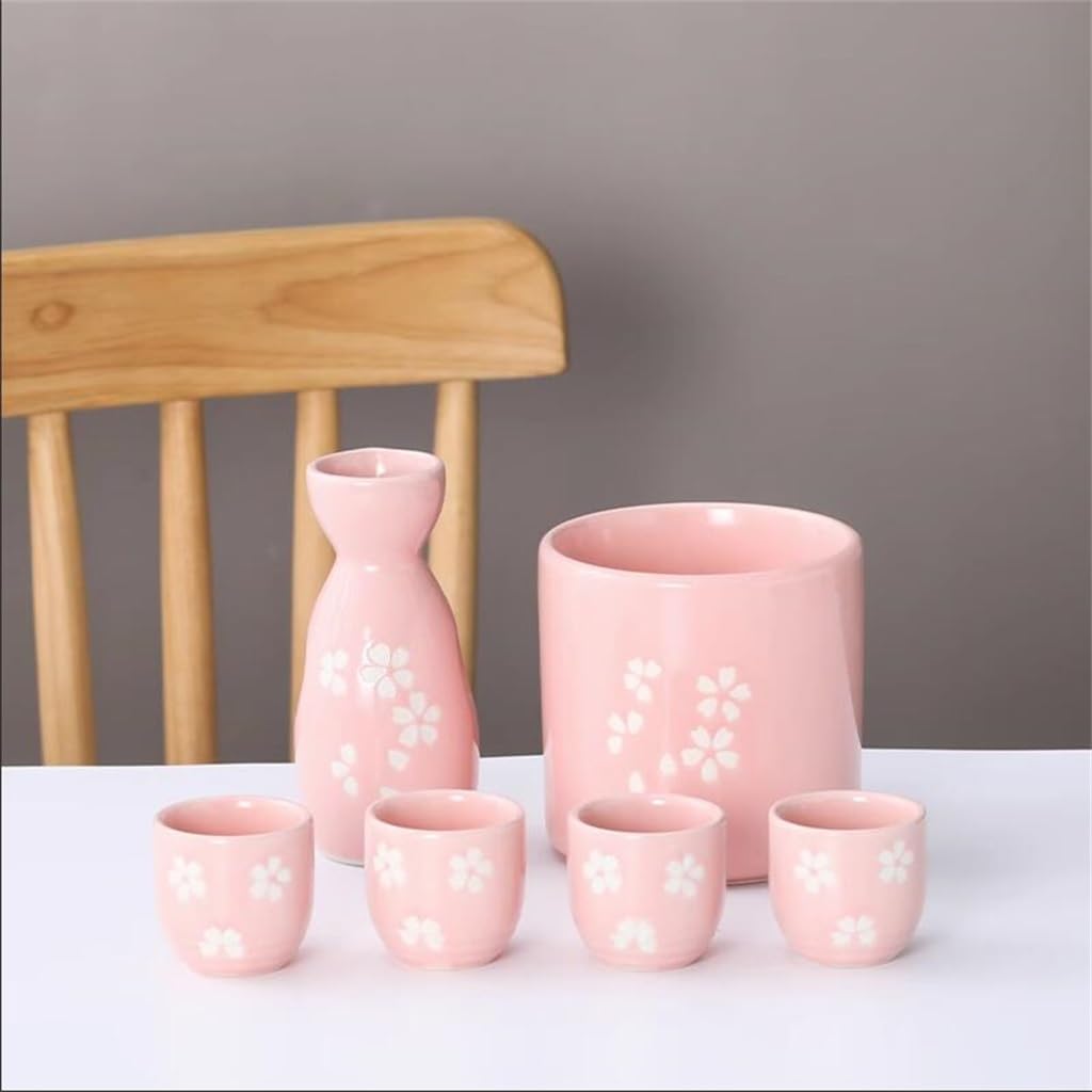 Retro Household Japanese Ceramic Wine Ware Wine Cup Hot Wine Pot Warm Wine Ware Sake Wine Ware