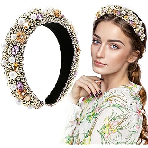 Diadema Ancha de Diamantes de Imitación Victop Cover