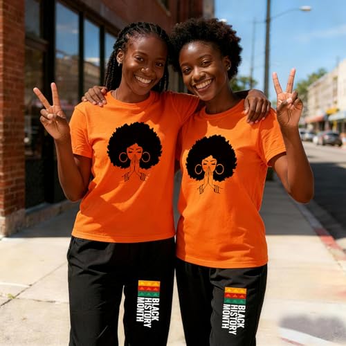 Image of Black History Shirts Black Graphic tees for Men and Women, Magic Fashion Afro American Natural Hair Vintage Melanin T-Shirts