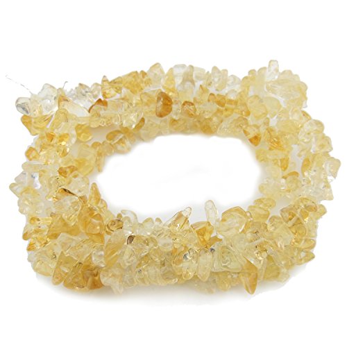 Coiris 2 Strands 33'' 5-8Mm Nice Yellow Citrine Loose Chips Gemstone Beads For Jewelry Diy Or Making & Design (St-1005) #TOP7