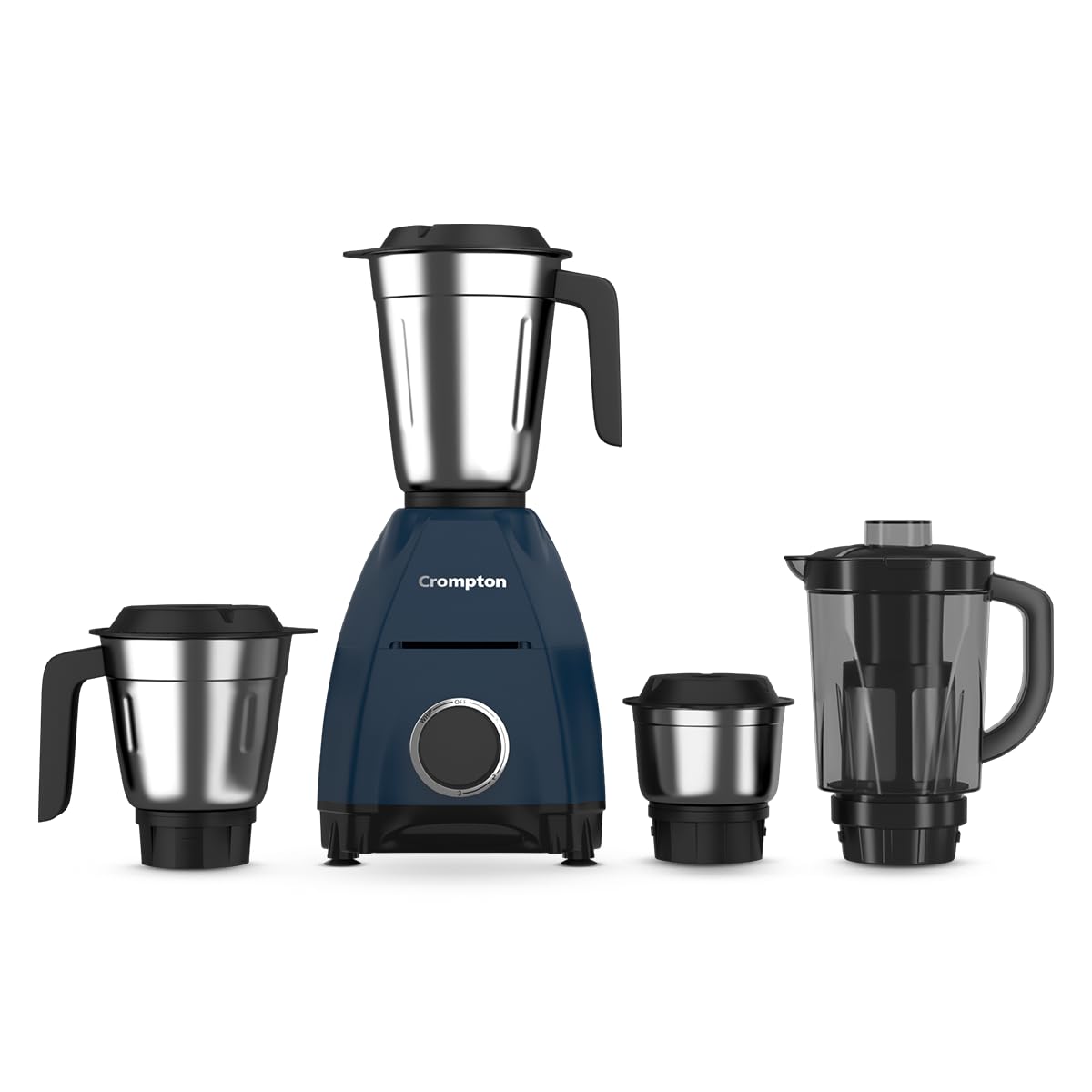 Crompton DX 750W Mixer Grinder with 4 Jars | 3 Stainless Steel Jars & 1.2L Blending Jar | Elegant, Easy-Clean & Ergonomic Body | Powertron Motor | 2 Years Warranty-image-30