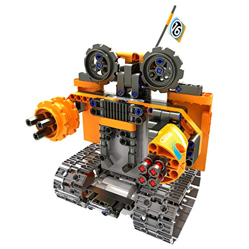 FunTomia QIHUI 3in1 Auto Roboter - Ferngesteuertes Steckbaustein Technik Auto / Wagen - 392 Klemmbausteine - NO. 8016 – Bild 7
