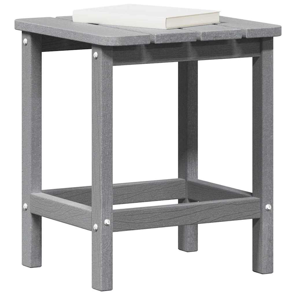 Fengshui Stolik pomocniczy jasnoszary 38 x 38 x 46 cm polietylen