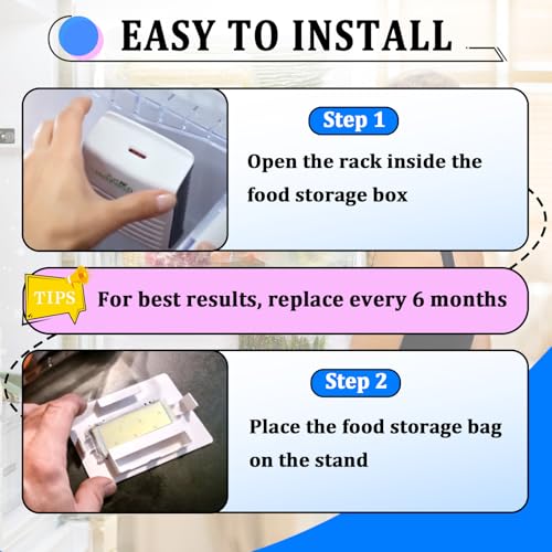 Image of 6 Pack Refrigerator Air Filter Compatible with Frigidaire PureAir PK-2