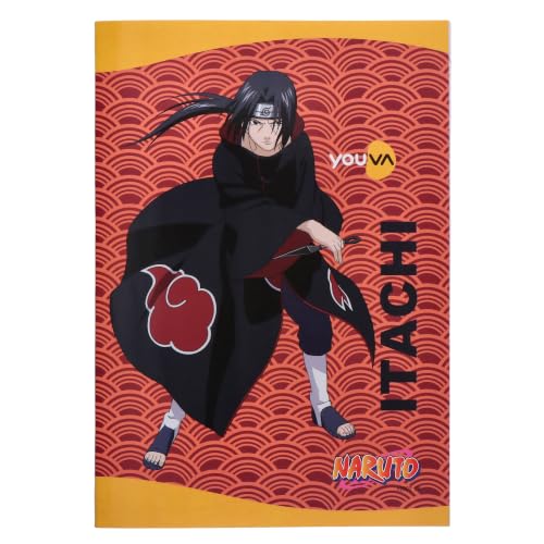 Image of YOUVA Naruto Soft Bound Long Book Single Line 172 Pages A4 Size Pack of 3