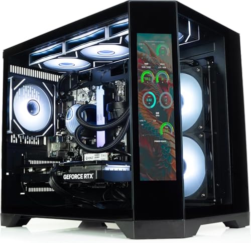 ionz Gaming PC - Desktop Computer, Ryzen 5 5600, NVIDIA RTX 5060,16GB RAM 1TB SSD, 240mm AIO Liquid...