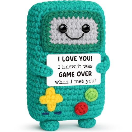 Cadeau d'anniversaire fait main amigurumi en crochet pour homme