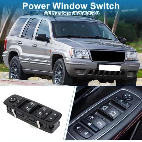 Commande lève-vitre électrique pour Grand Cherokee 2016-2019 bouton de rechange automobile Mopar - 4