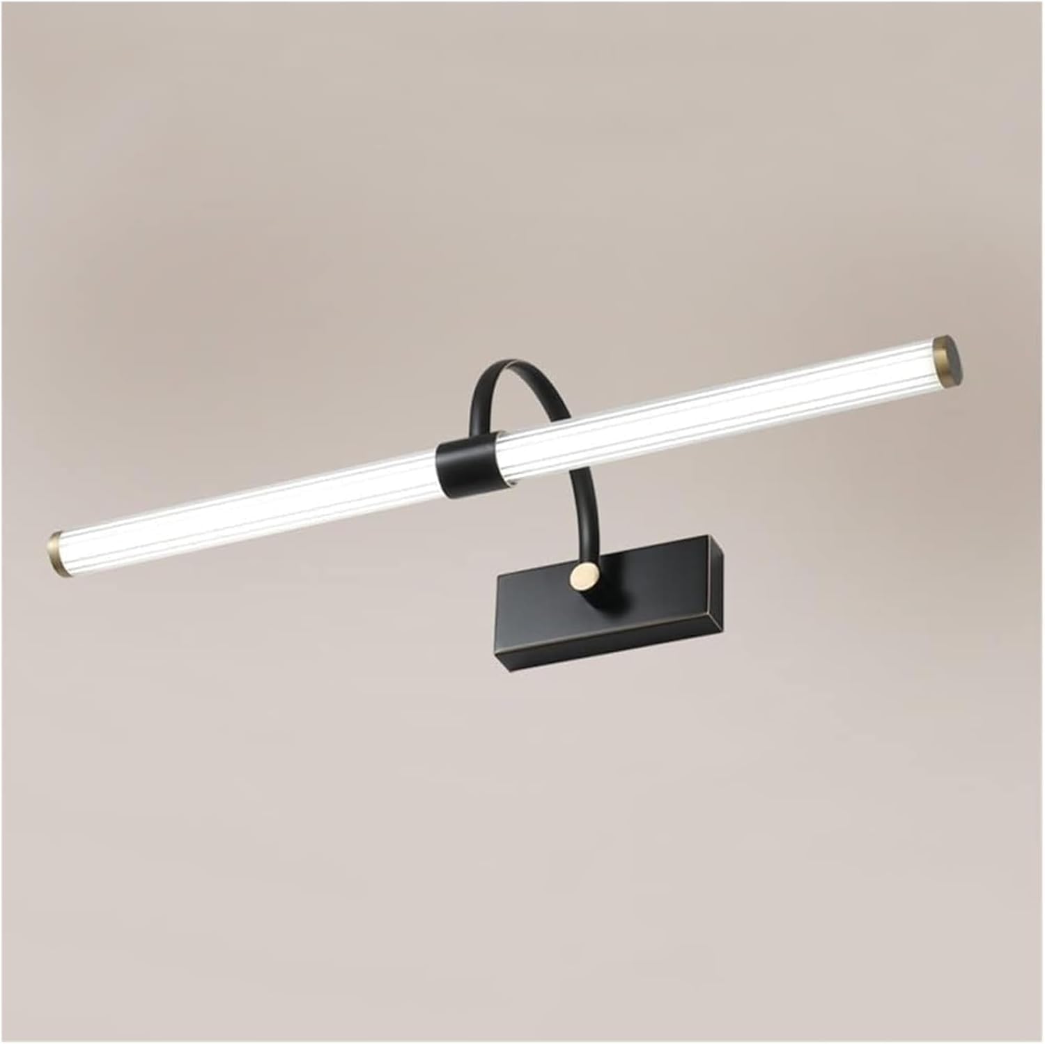 Olskfuh Svart Wall Lamp Copper Bathroom Vanity Lamp 28.7In Led Mirror Front Light 29W Wall Lighting Fixtures Over Mirror, Makeup Lights Vanity Mirror Lamps, Wall Sconces,-3000K