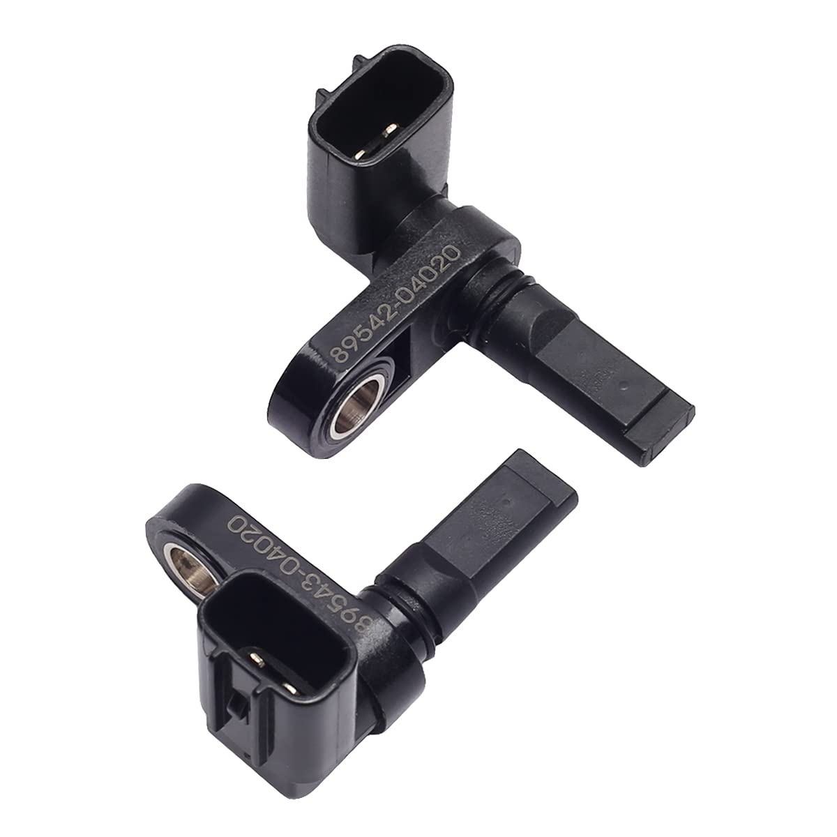 SEEU. AGAIN 2pcs ABS Wheel Speed Sensor Front Rear Right Left Compatible with 4Runner Land Cruiser Tacoma FJ Cruiser / LX570 GX470 - (89543-04020,