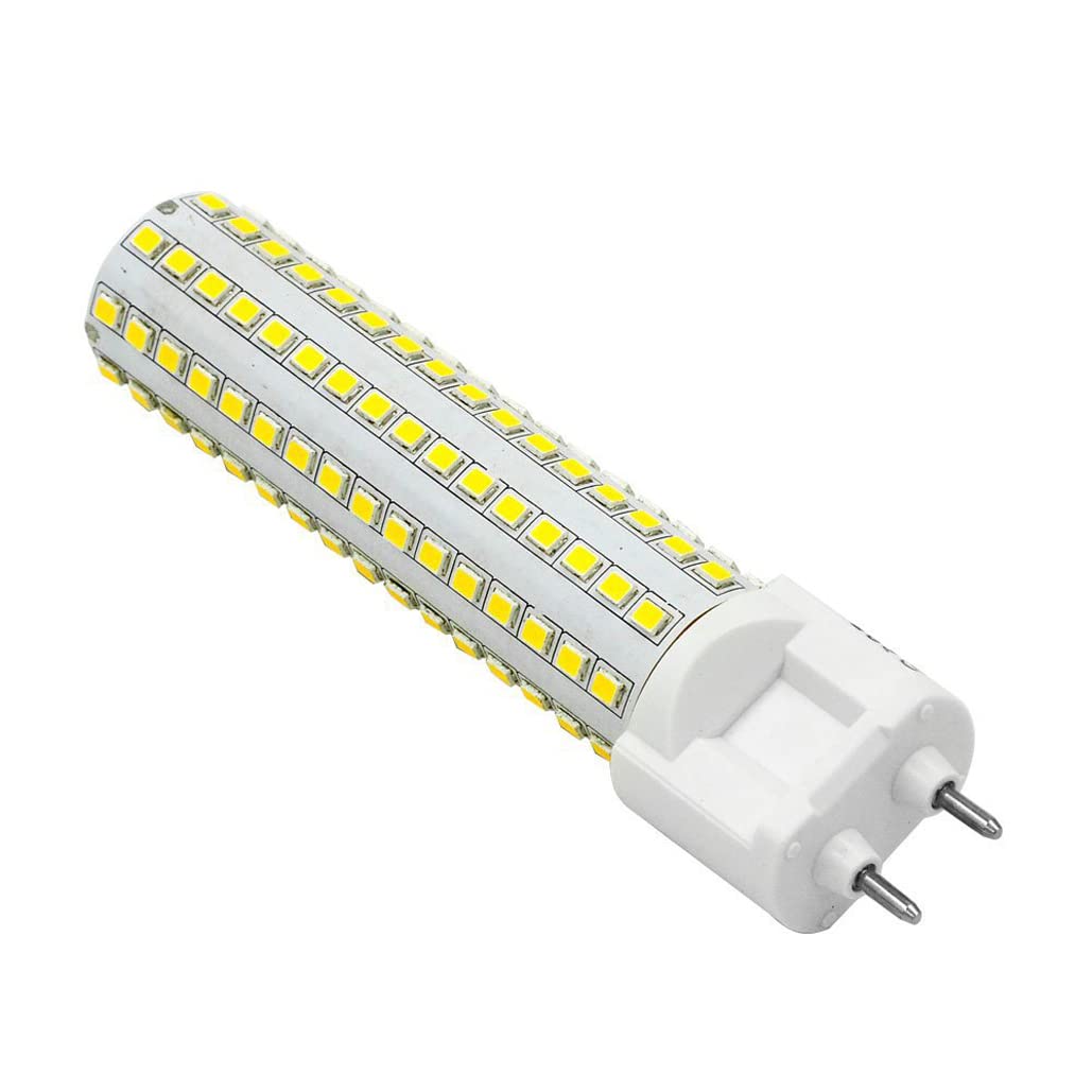 Lampadine LED G12 Dimmerabili 15W 144 Perline LED 1500LM 3000-6000k Lampadina LED a mais 85-265V per illuminazione domestica, senza sfarfallio, angolo del fascio 360°, confezione da 4,Cold white