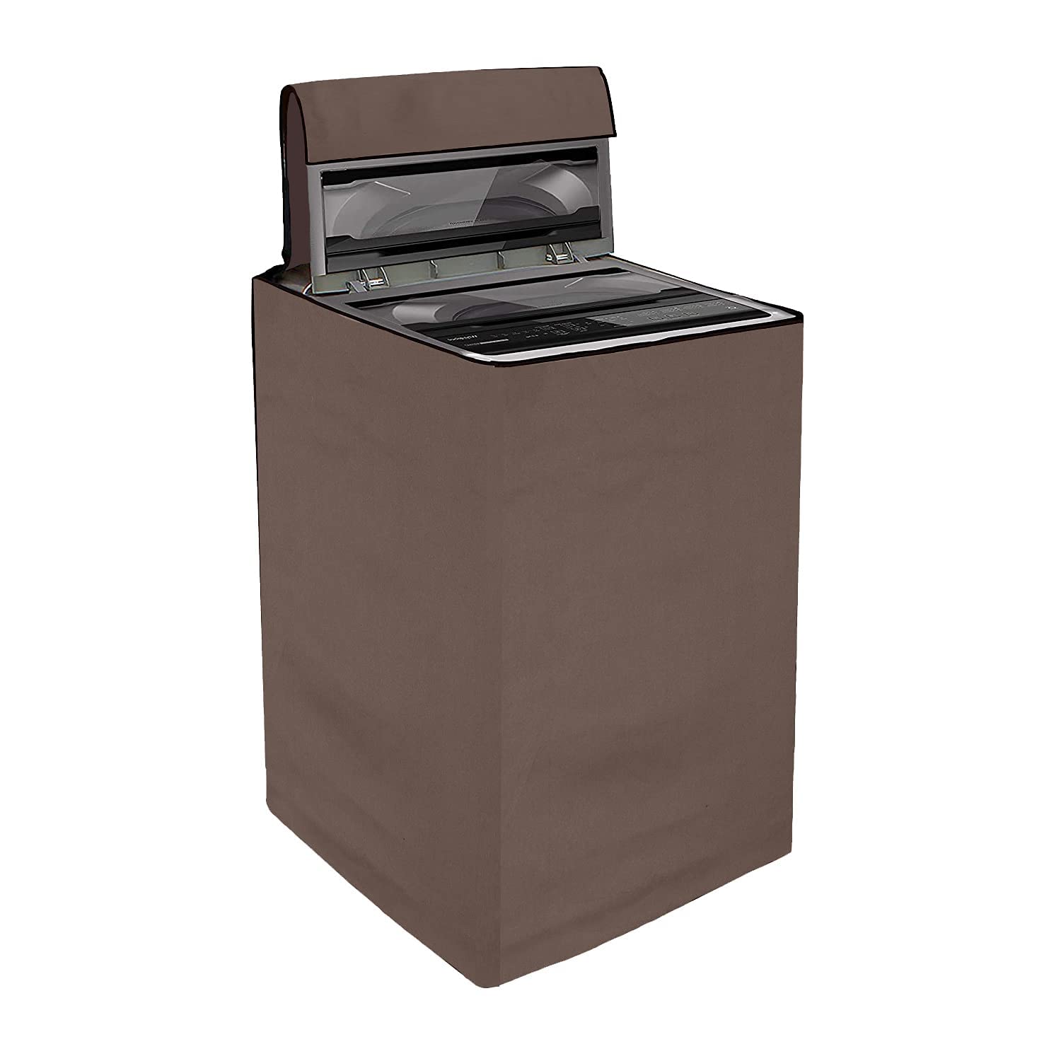 Yellow Weaves Polyester Waterproof&Dust-Proof Top Loading Fully Automatic Washing Machine Cover For 6 Kg, 6.5 Kg, 7Kg&7.5 Kg -(Brown) Yellow Weaves Polyester Waterproof&Dust-Proof Top Loading Fully Automatic Washing Machine Cover For 6 Kg, 6.5 Kg, 7Kg&7.5 Kg -(Brown)