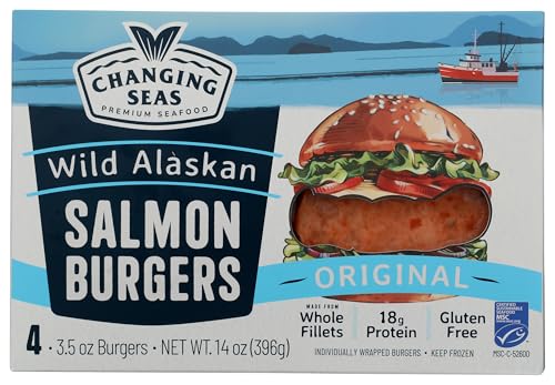 Changing Seas Original Wild Salmon Burger, 14 OZ