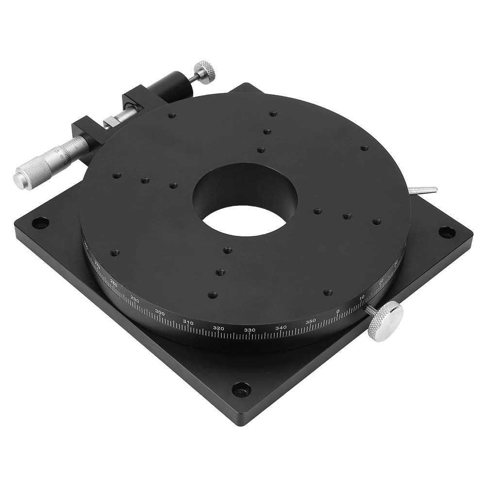 Manueller Rotationstisch 160 Mm X 30 Mm, Rotierende Plattform, Präzisionslager-Gleitabstimmtisch, SEMR160-AR, Ideal für Produktionsmaschinen, Testgeräte, Optische Experimente