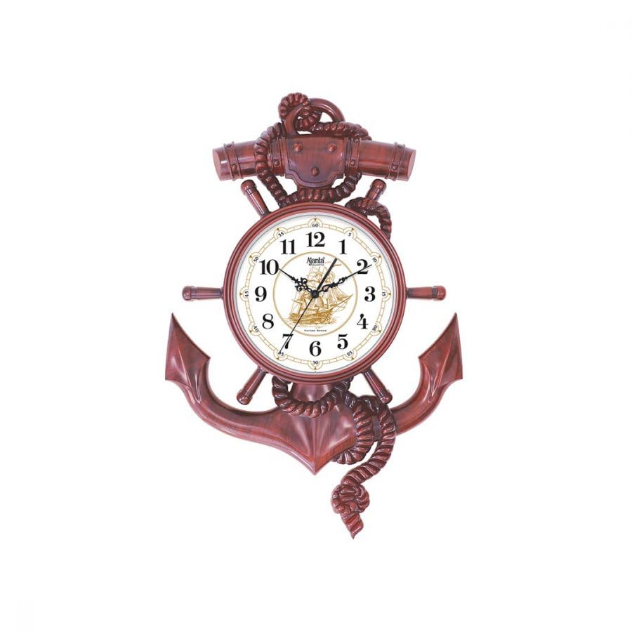 Buy Ajanta - Vintage Series Clock - 9037 - Mahogany Online at Low