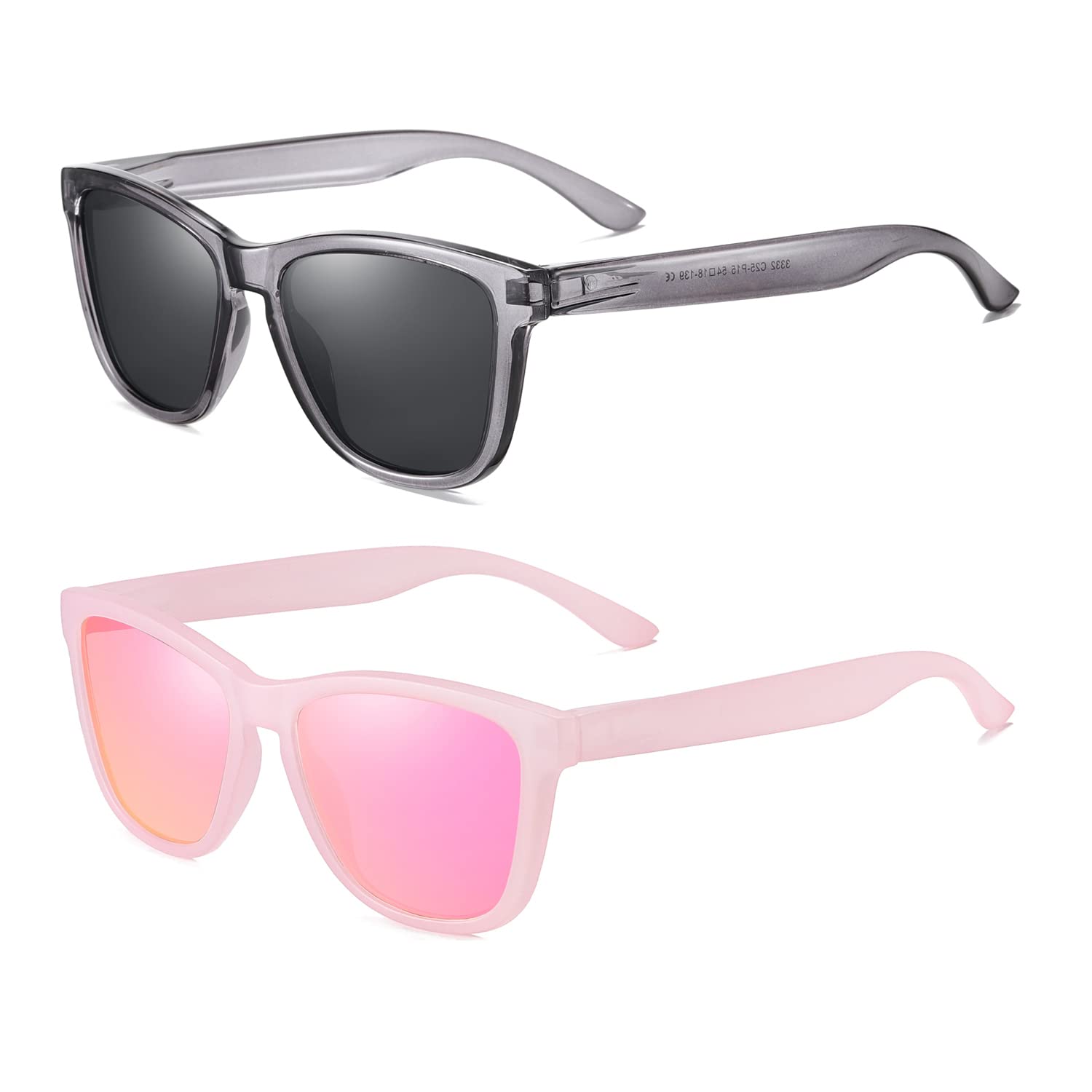 Dollger Polarized Sunglasses for Men Women Retro Classic UV400 Protection Sunglasses