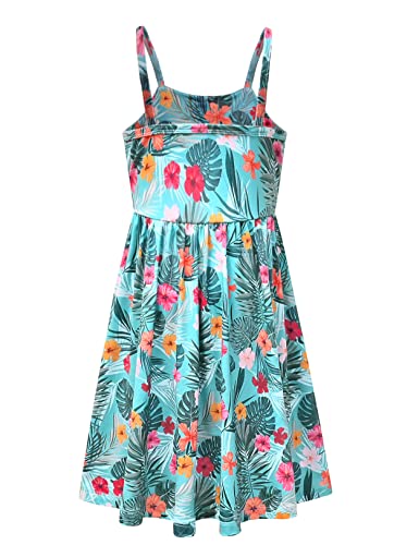 Perfashion Girls Cotton Dresses Sleeveless/Long Sleeve Crew Neck 4-13Y2