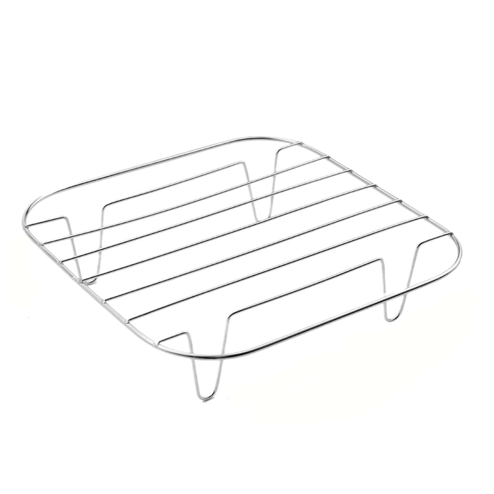 Grille cuisson friteuse air 8 pouces pour cuire deux aliments différents en même temps