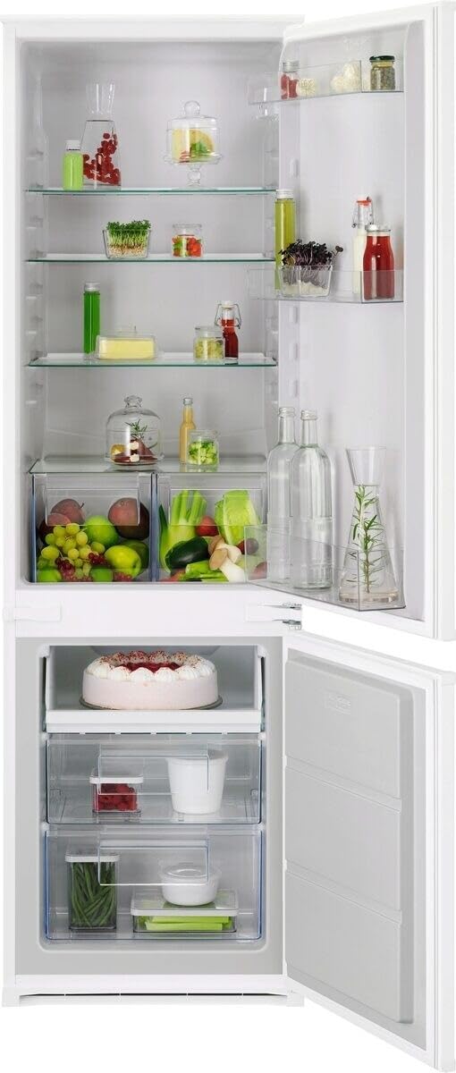 AEG 6000 Series Integrated Fridge Freezer 198/73 L, OSC6L181ES, LowFrost Technology, AI CoolAssist Adaptive Cooling, LED Lighting, R600a Refrigerant, 1772x546x549 mm, Energy Class E, White