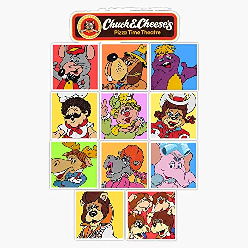 Pizza Time Theater Vinyl Sticker Laptop Decal Car Bumper Window Waterproof 6 Mil 5"