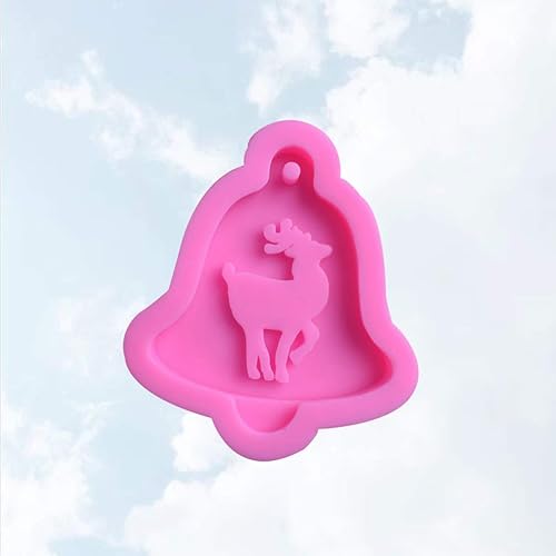 Miniatura 5 de Happyyami Moldes de silicona para pasteles de Navidad, moldes de caramelo de chocolate, moldes para hornear de Navidad, moldes de cera para derretir