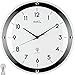 Produktbild AMS Funk-Wanduhr, Holz, Glas, 35 x 35 x 12 cm