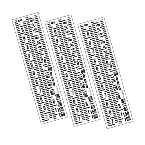 FUNOMOCYA Minimalist Kids Height Sticker Growth Chart Wall Decal Measuring Tape for Children