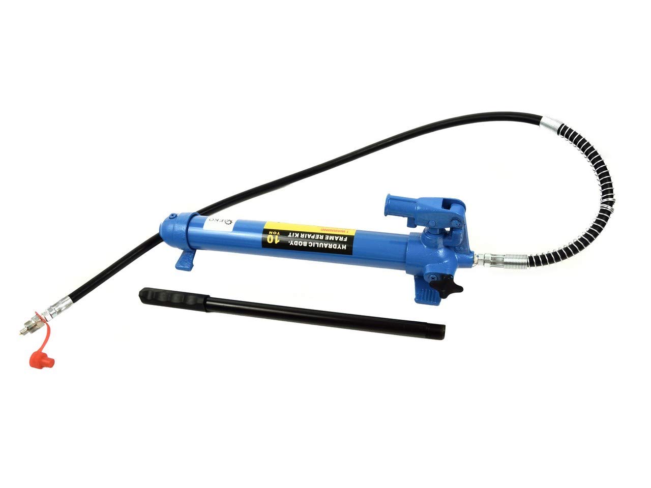 geko G02071 idraulico pompa a mano, 10 tonnellate, multicolore