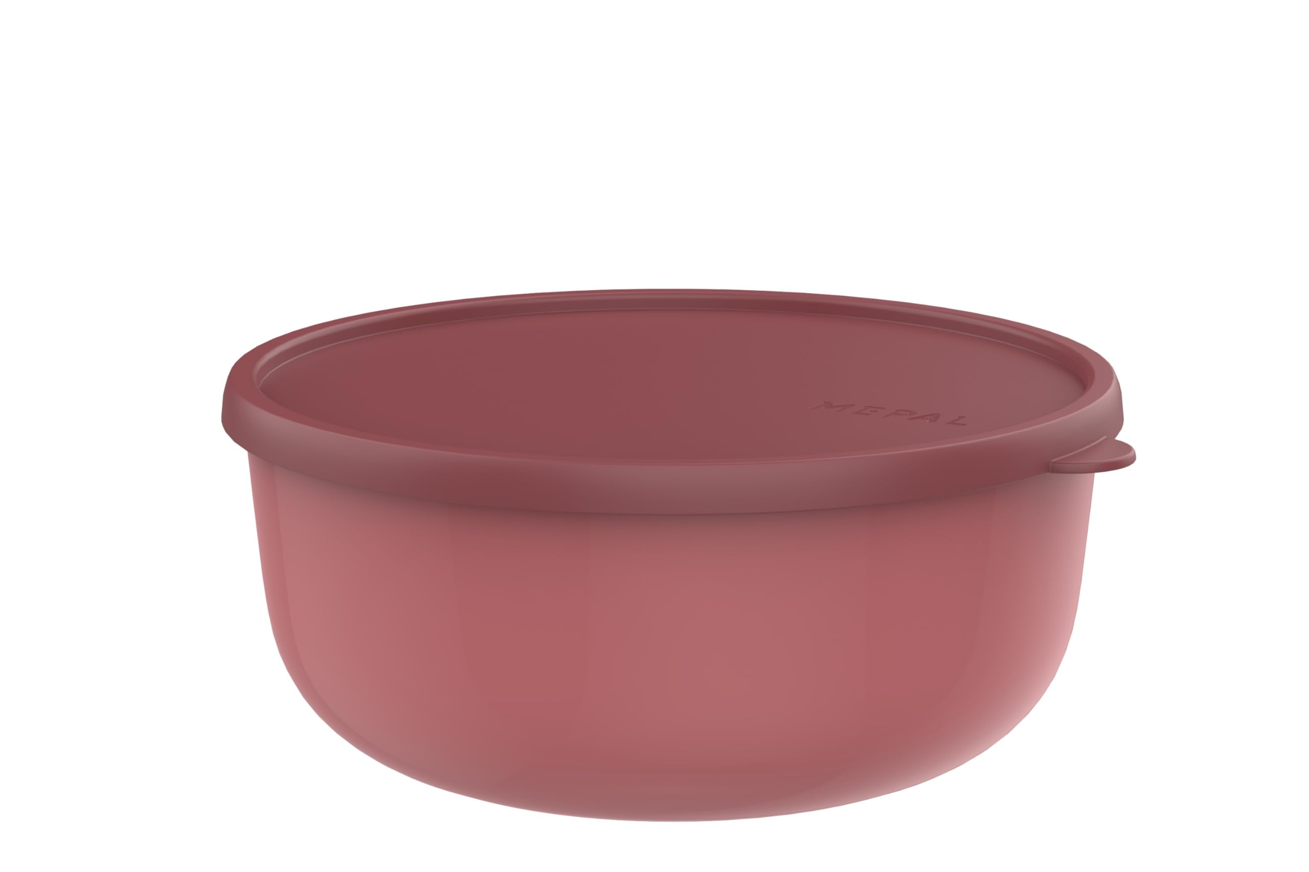 Mepal Microwave Container Lumina, Food Storage Containers with Lid Suitable for Fridge, Freezer, Steam Oven, Microwave and Dishwasher, Kitchen Storage Bowls, Bowl with Lid, 3000 ml, Vivid mauve