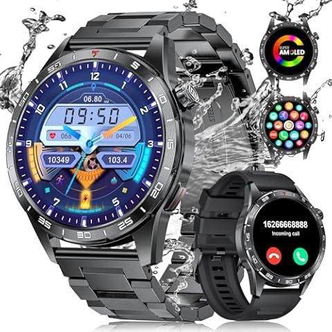 LIGE Military Smart Watch with Multiple Straps Cover