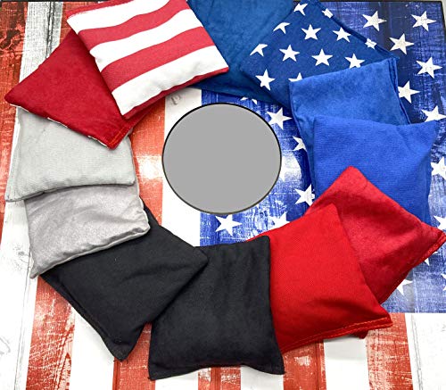 JST GAMEZ Professional Cornhole Bags All Weather Bean Bags for Cornhole Toss Set of 8 Regulation Two Sided Bean Bags Game - Regulation Weight & Size- Includes Carry Bag Premium Resin Filled - Thumbnail 6