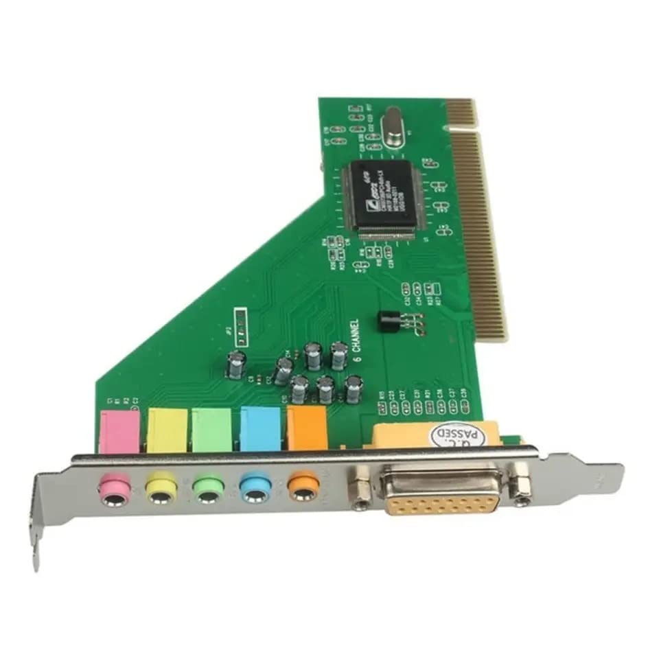 XIKKART PCI-E PCI Express 5.1 Channel 3D Audio Stereo Internal PCI 4 Channels Digital Sound Card 5.1 Solid Capacitors CMI8738 Chipset Expansion... - Image 6