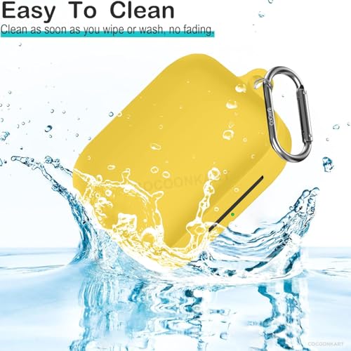 Image of Silicone Case Cover Compatible for OnePluss Buds 3 -Yellow