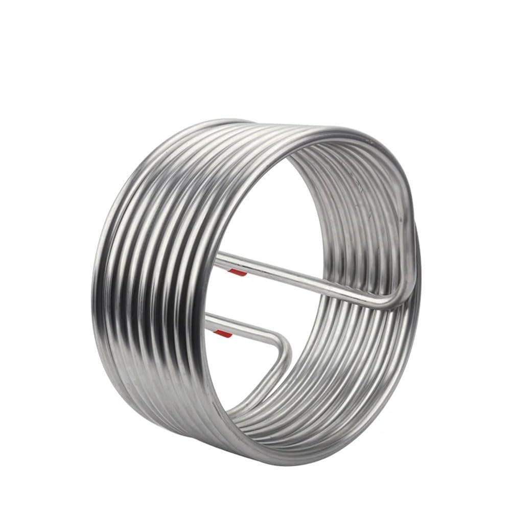 Enfriador de Mosto de inmersión de Acero Inoxidable de 16 m y 9,52 mm, serpentín de enfriamiento supereficiente for elaboración de Cerveza casera, 1 Unidad